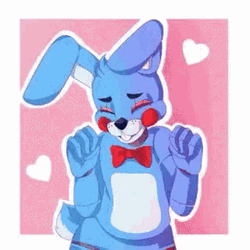 Mangle Happy Blue GIF