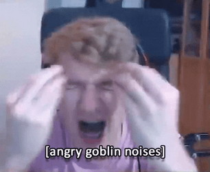 Manic Tommyinnit Making Angry Goblin Noise GIF
