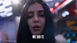 Manifest Relieved Saanvi Bahl We Did It GIF