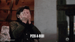 Manifest Series Cal Playing Peek A Boo GIF
