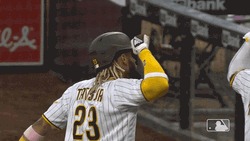 Manny Machado And Tatis Clapping Hands GIF
