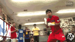 Manny Pacquiao Boxing Warmup