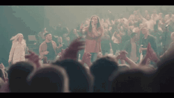 Many People Praise The Song Of Worship GIF