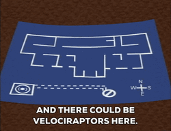 Map Looking For Velociraptor GIF