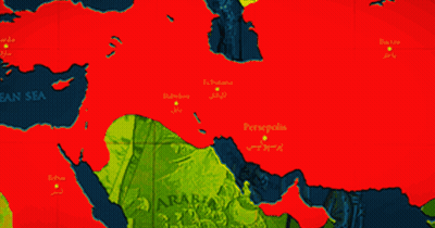 Map Of Achaemenid Empire With Red Outline GIF