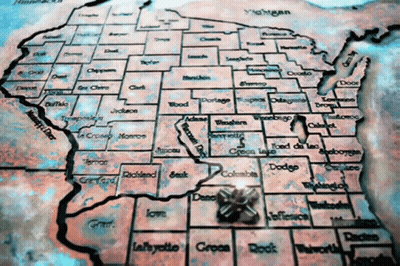 Map Of Michigan And New York GIF
