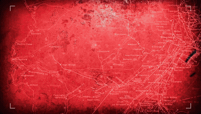 Map Of New Jersey With Red Background And White L GIF