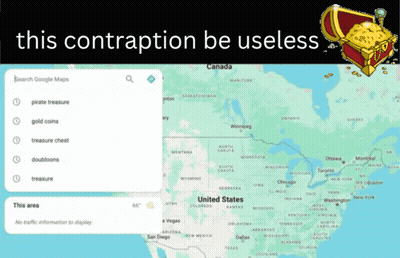 Map Of United States Saying This Contraption Be Useless GIF