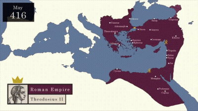 Map Showing Kingdom Of Alhobita In Middle East GIF