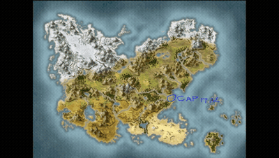 Map With Capital Written In Blue GIF