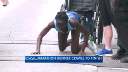 Marathon Runner Crawl It Is Finished GIF