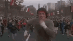 Marathon Sylvester Stallone Running GIF