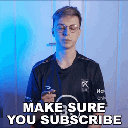 Marc Robert Lamont Click Subscribe Button GIF