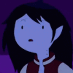 Marceline Adventure Time Nod GIF