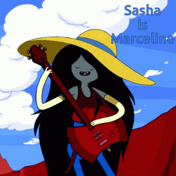 Marceline Adventure Time Playing Guitar GIF