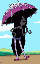 Marceline Adventure Time Umbrella GIF