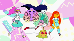 Marceline Friends Strutting GIF
