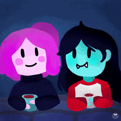 Marceline Princess Bubblegum Cute Love GIF