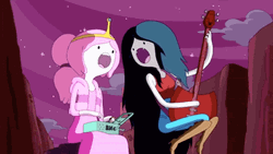 Marceline Princess Bubblegum Singing GIF