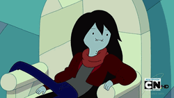 Marceline The Vampire Eyebrows Up  GIF