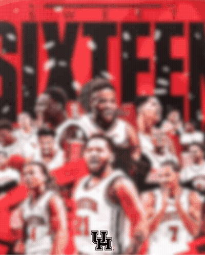 March Madness Logo On Basketball Court GIF