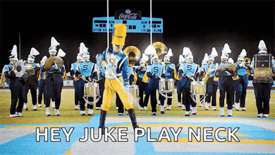 Marching Band Saying Hey Juke Play Neck GIF