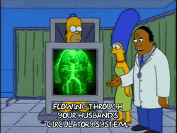 Marge And Homer Simpsons At Hospital GIF | GIFDB.com