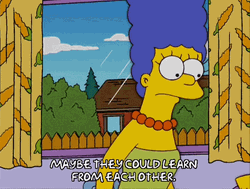 Marge Lisa Maybe They Could Learn The Simpsons GIF