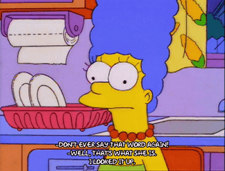 Marge Scolding Bart The Simpsons GIF