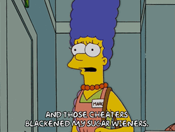 Marge Simpson Cheaters Blackened Sugar Wieners GIF