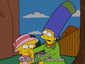 Marge Simpson I Lost My Guinea Pigs GIF