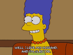 Marge Simpson I Love My Husband GIF