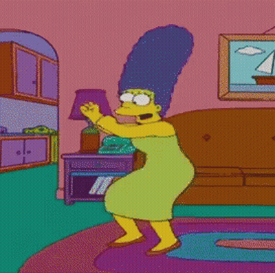Marge Simpson in Green Dress