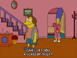 Marge Simpson Talking To Nelson Muntz GIF