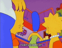 Marge Simpson Thats Enough GIF