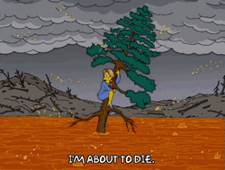 Marge Simpson Trying Not To Drown GIF