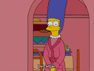 Marge Simpson Uh Huh GIF