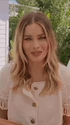 Margot Robbie Cute Big Smile GIF