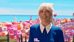 Margot Robbie Hi Barbie The Movie GIF