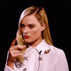 Margot Robbie Im Watching You GIF
