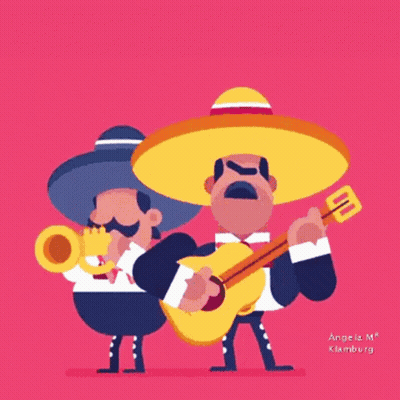 Mariachi Band Playing Instruments GIF
