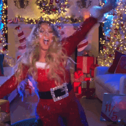 Mariah Carey Christmas Edit GIF