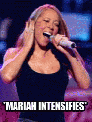 Mariah Carey Singing Mariah Intensifies GIF