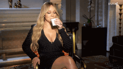 Mariah Carey Sips Tea GIF