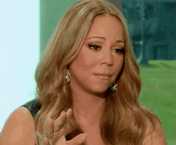 Mariah Carey Slowly Shaking Head GIF