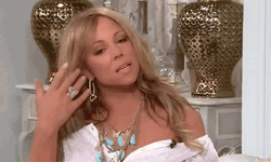 Mariah Carey Waving Her Hair Off GIF