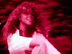 Mariah Carey Wriggling Finger Wave GIF