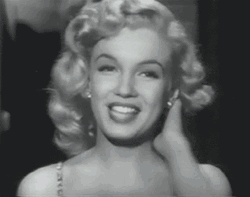 Marilyn Monroe Flipping Her Hair GIF