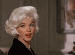 Marilyn Monroe Flirting Lip Lick