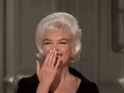 Marilyn Monroe Genuine Laugh GIF